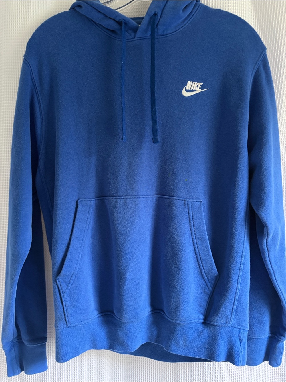 Nike Women’s Royal Blue Crewneck Hoodie with White Swoosh